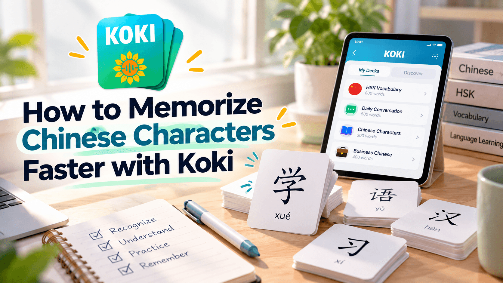 How to Memorize Chinese Characters Faster with Koki