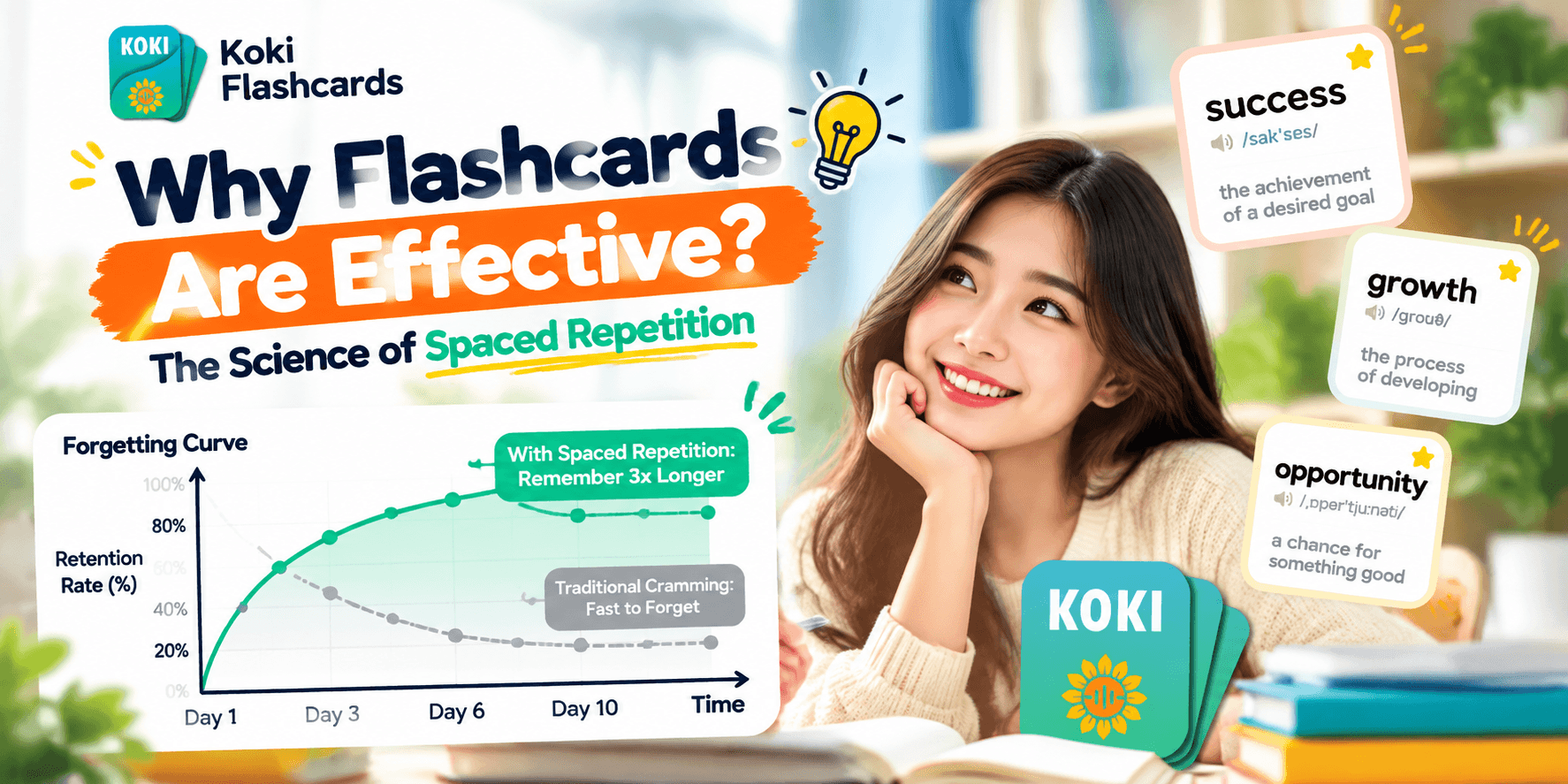 Why Flashcards Are Effective: The Science of Spaced Repetition